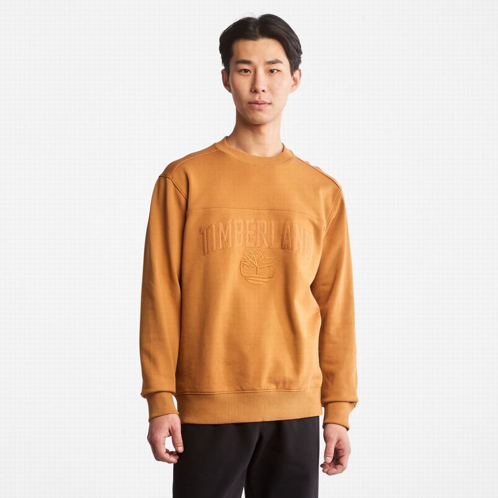 Pánské Mikiny Timberland Outdoor Heritage EK+ Crewneck Hnědé | TI31296-290