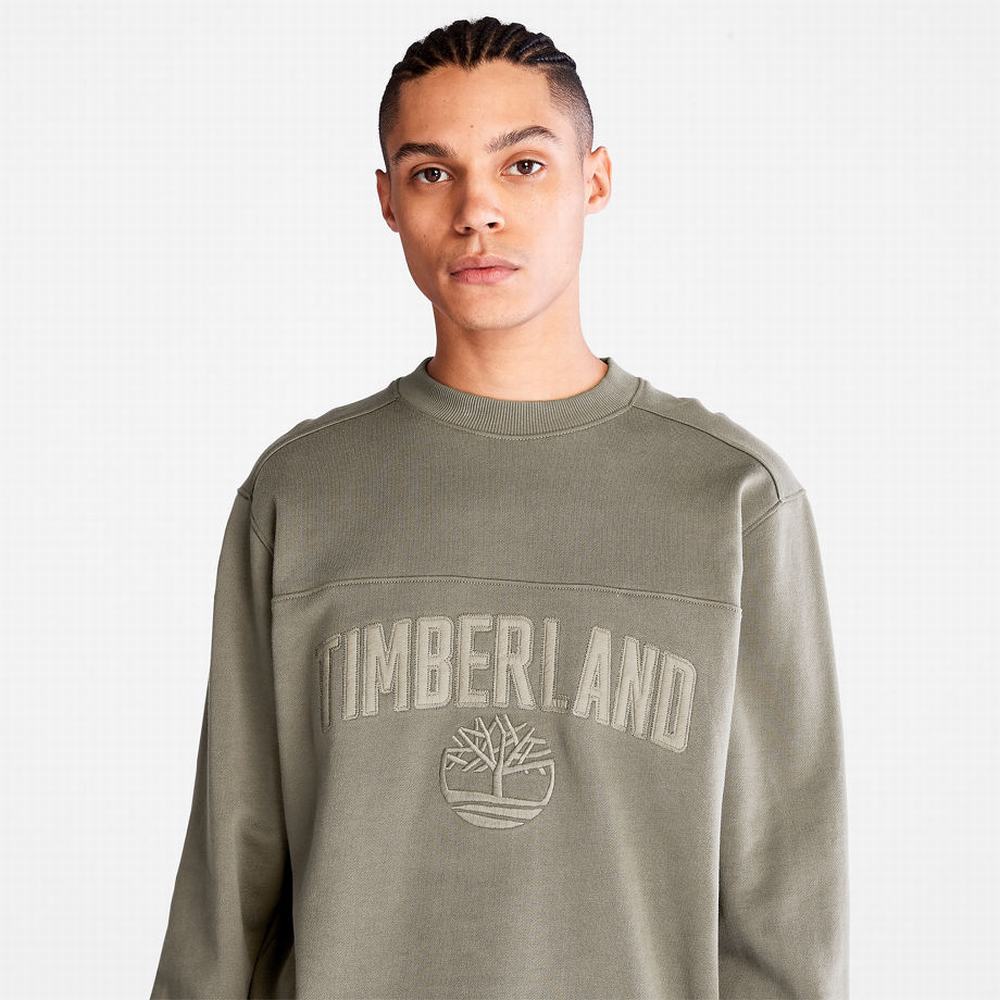 Pánské Mikiny Timberland Outdoor Heritage EK+ Graphic Světle Šedé | TI79023-982