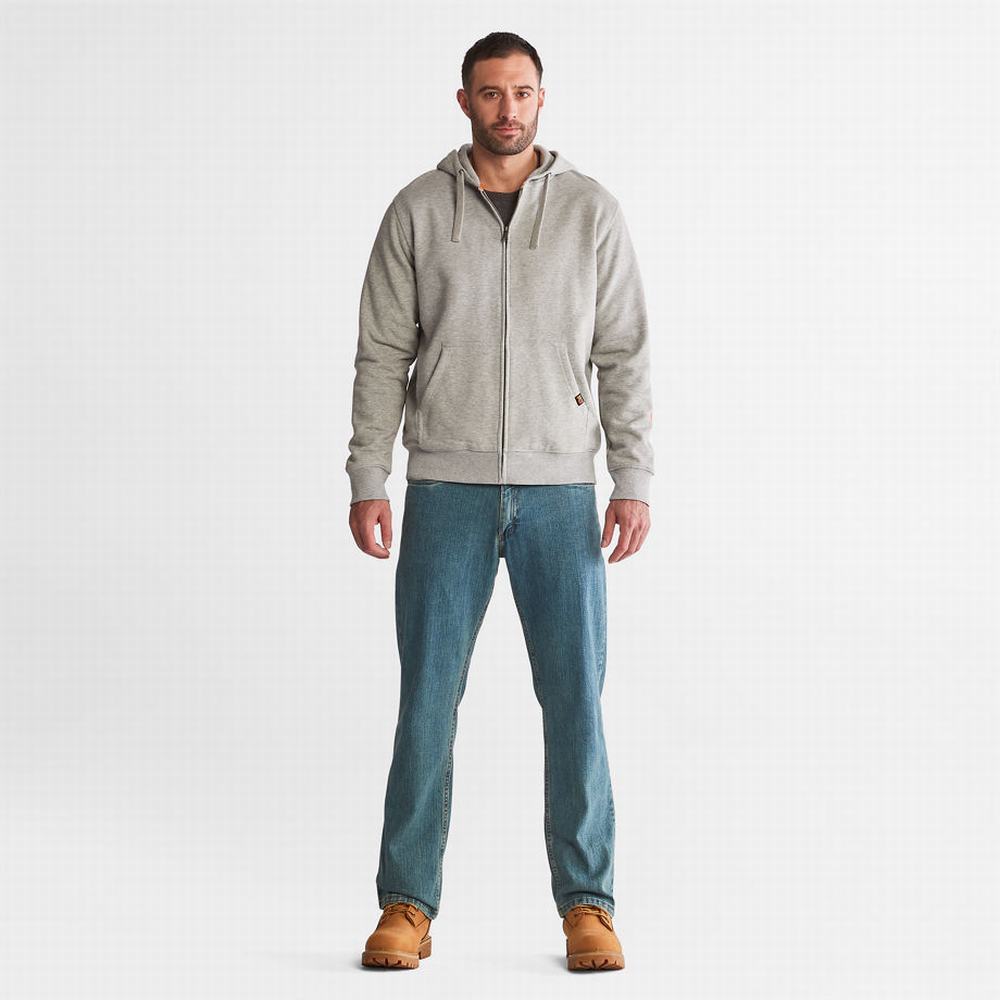 Pánské Mikiny Timberland PRO® Hood Honcho Zip Šedé | TI61875-627