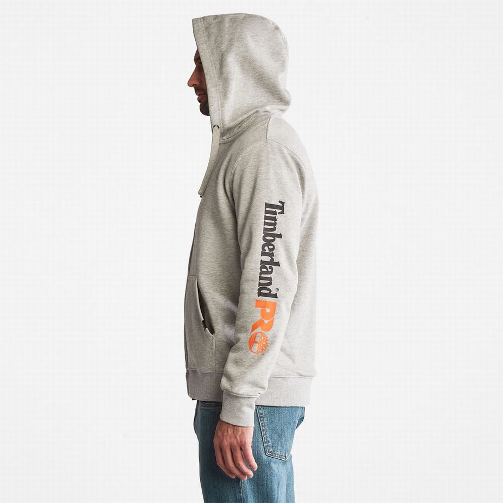Pánské Mikiny Timberland PRO® Hood Honcho Zip Šedé | TI61875-627