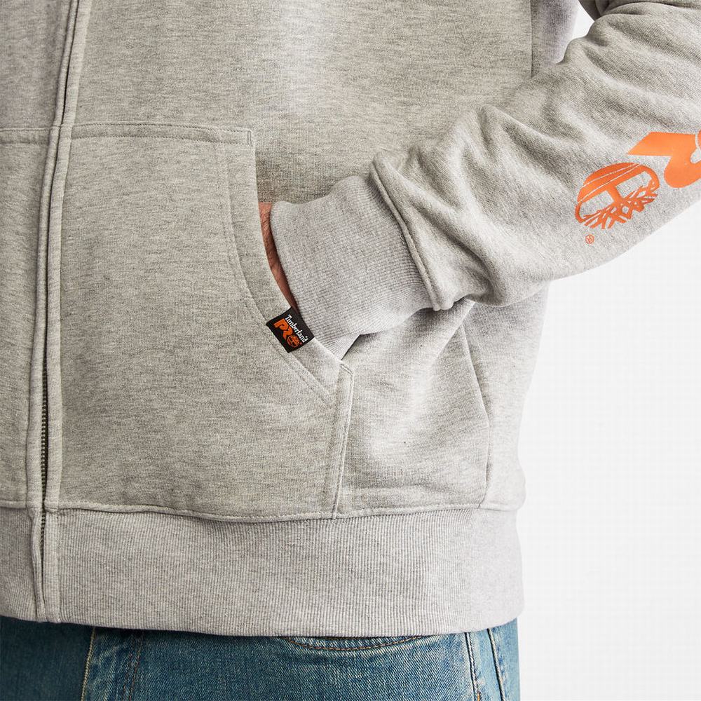 Pánské Mikiny Timberland PRO® Hood Honcho Zip Šedé | TI61875-627