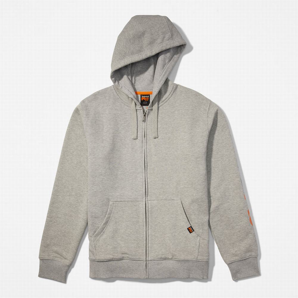 Pánské Mikiny Timberland PRO® Hood Honcho Zip Šedé | TI61875-627