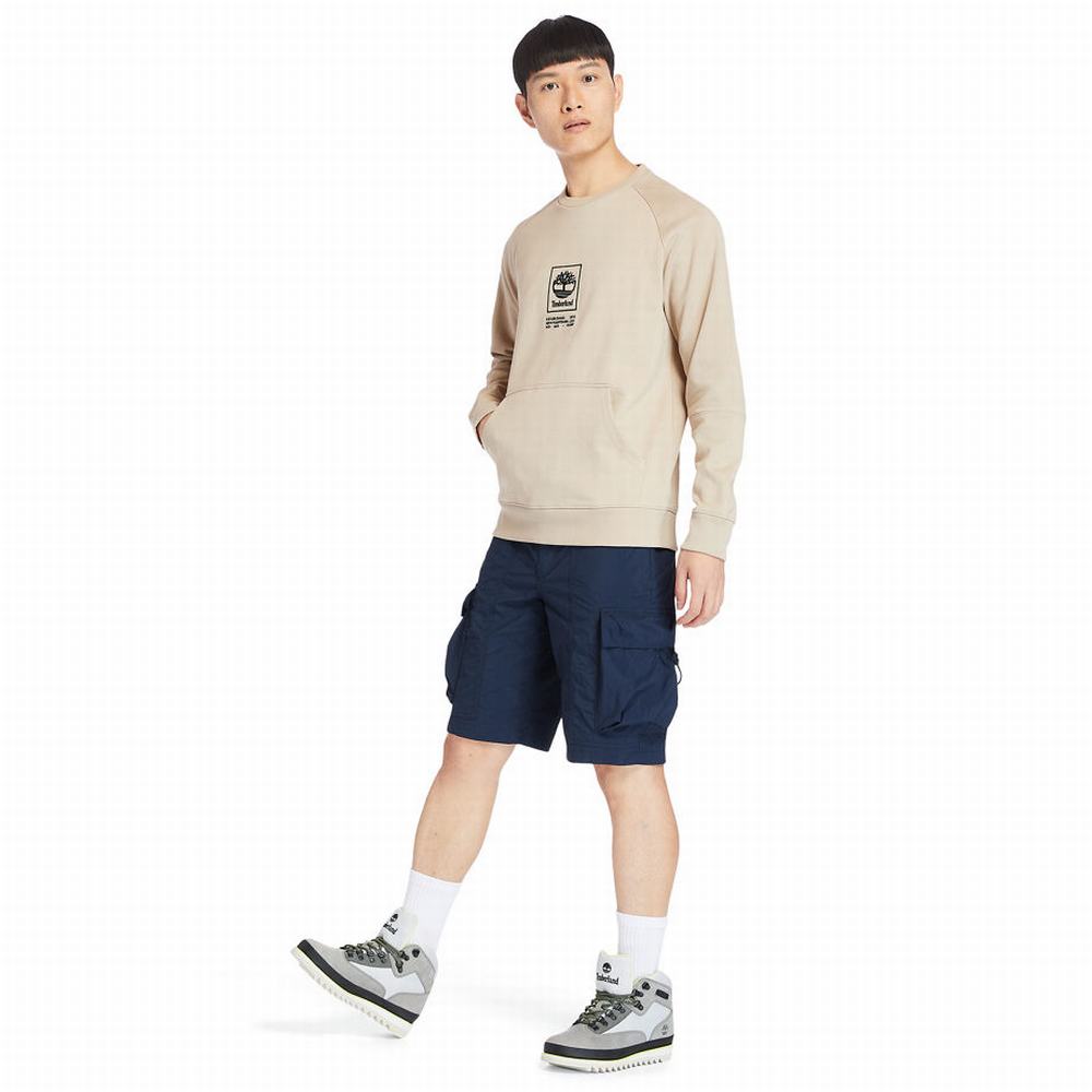 Pánské Mikiny Timberland Pouch-Pocket Béžový | TI43290-593