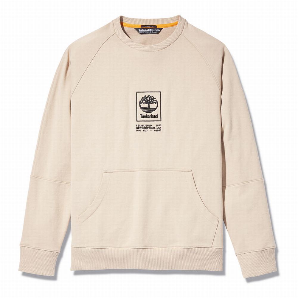 Pánské Mikiny Timberland Pouch-Pocket Béžový | TI43290-593