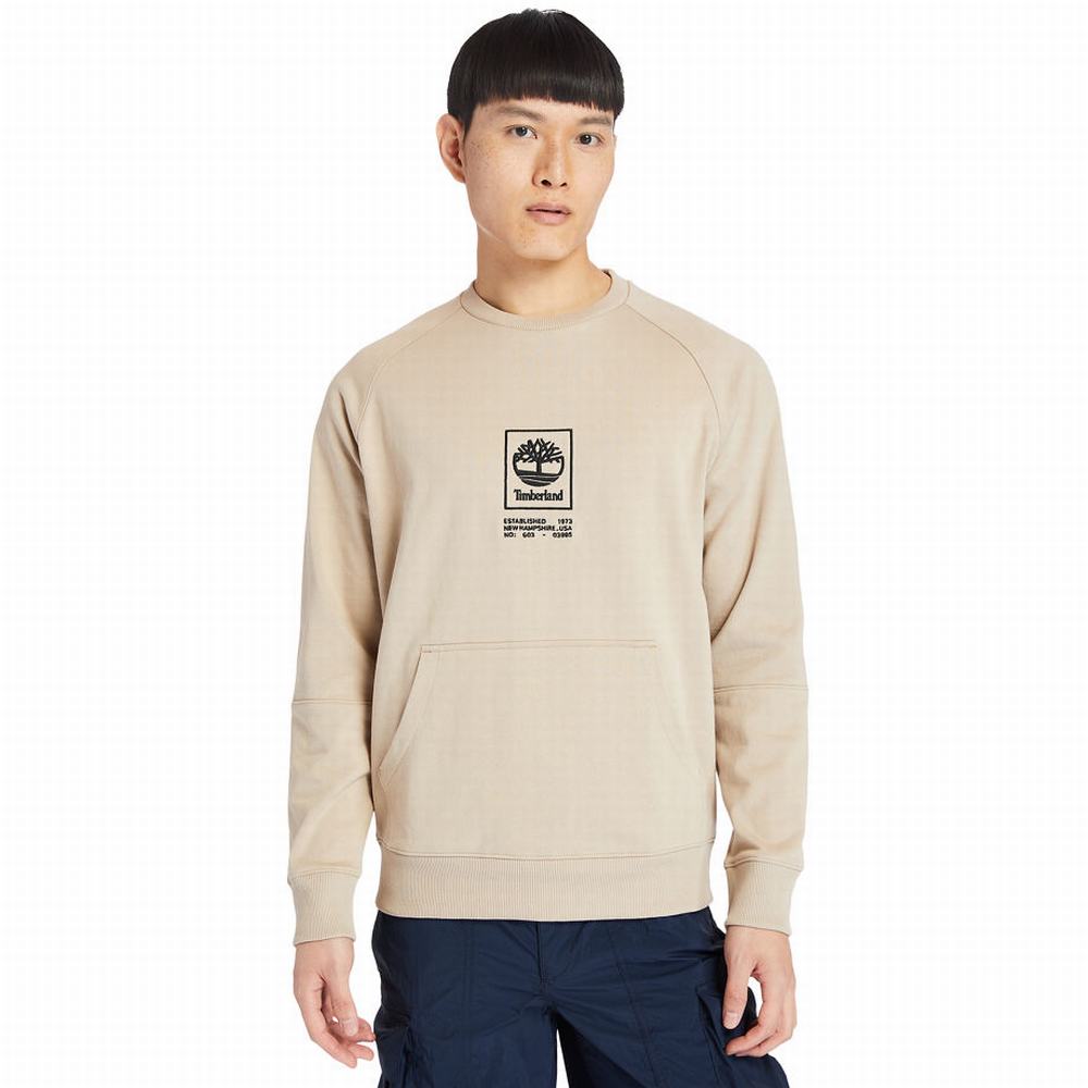 Pánské Mikiny Timberland Pouch-Pocket Béžový | TI43290-593