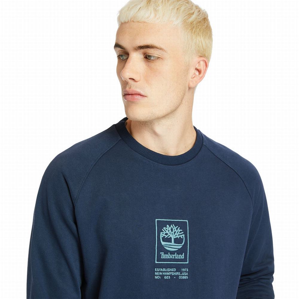 Pánské Mikiny Timberland Pouch-Pocket Tmavě Blankyt | TI23987-042