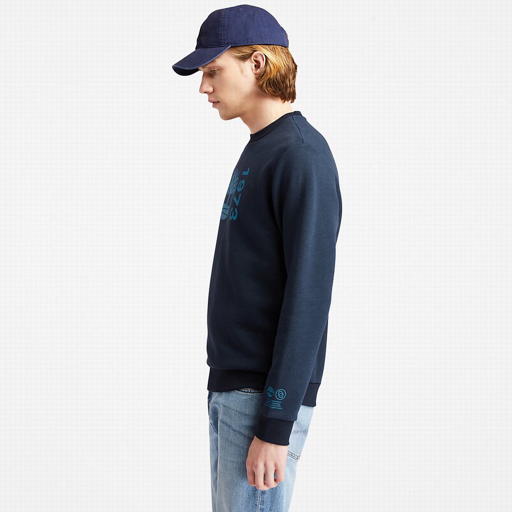 Pánské Mikiny Timberland Re-Pohodlí EK+ Tmavě Blankyt | TI17926-072