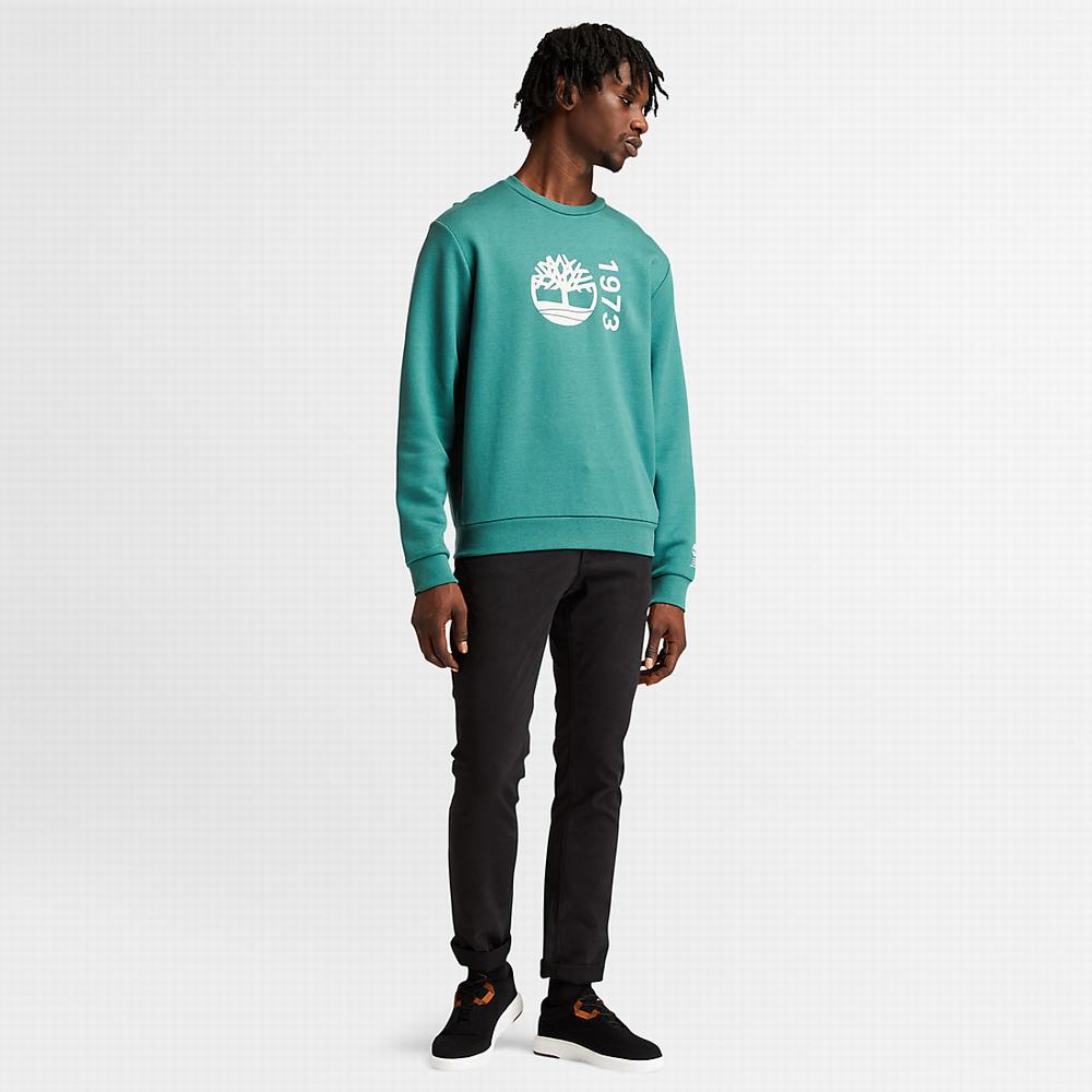 Pánské Mikiny Timberland Re-Pohodlí EK+ Zelene | TI73915-821