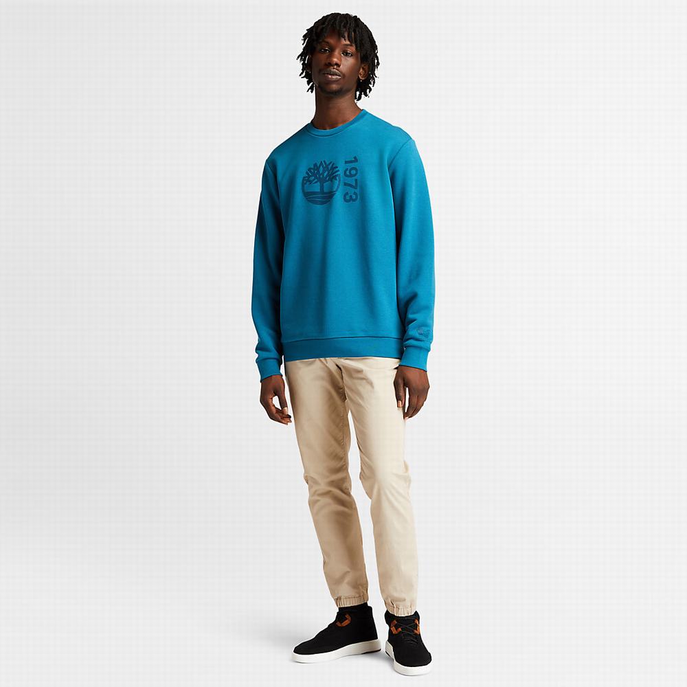 Pánské Mikiny Timberland Re-Pohodlí EK+ Tyrkysové | TI82341-830