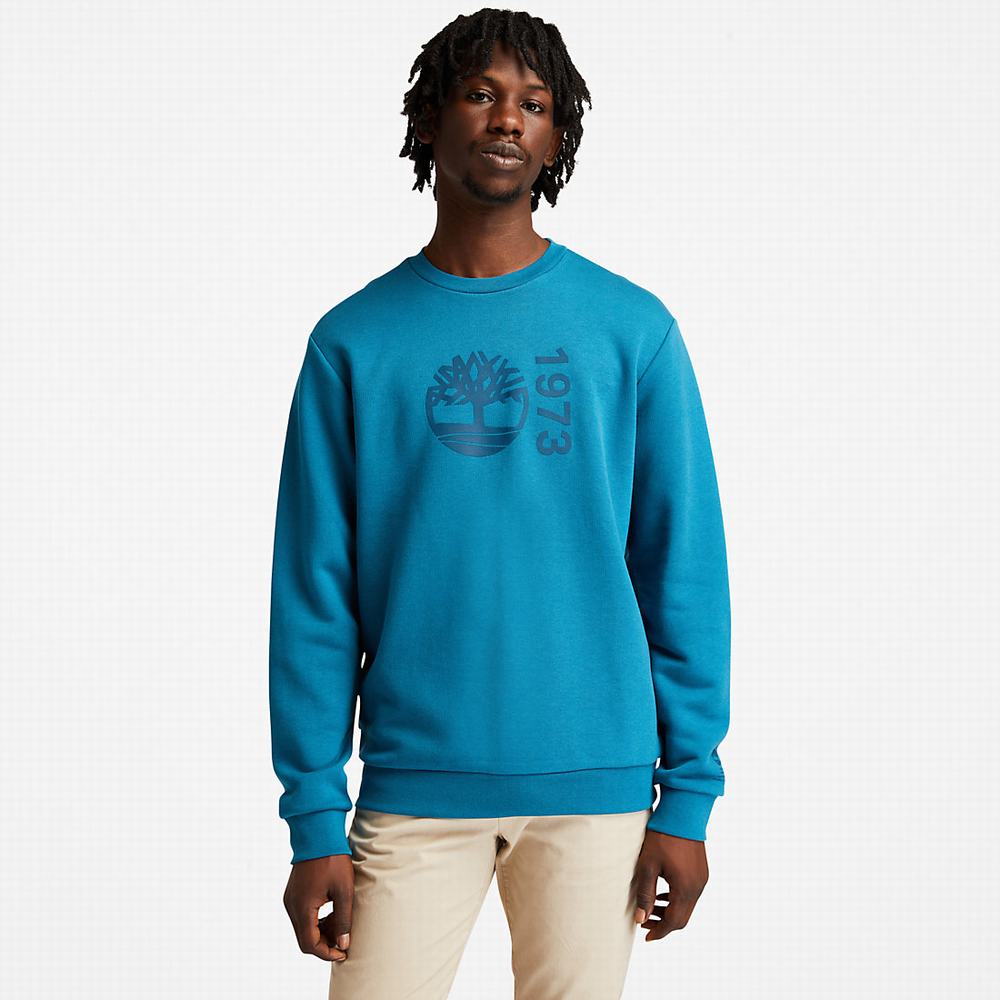 Pánské Mikiny Timberland Re-Pohodlí EK+ Tyrkysové | TI82341-830