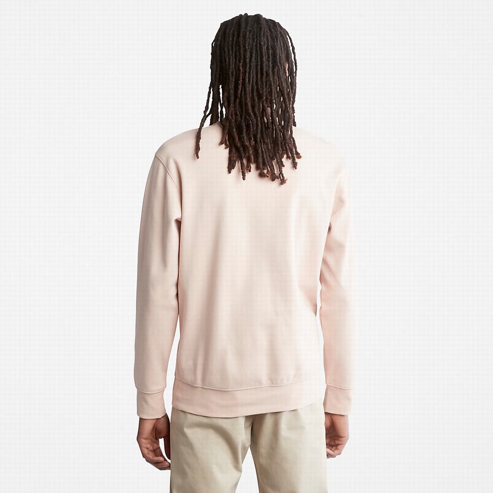Pánské Mikiny Timberland Sweatshirt with TimberFresh™ Technologie Růžové | TI09128-587