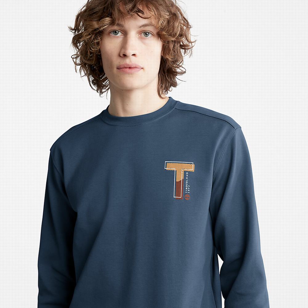 Pánské Mikiny Timberland Sweatshirt with TimberFresh™ Technologie Blankyt | TI73524-679