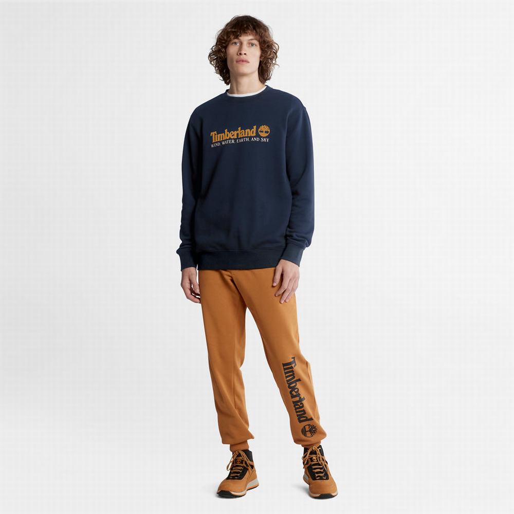 Pánské Mikiny Timberland Vítr, Vody, Earth and Sky™ Tmavě Blankyt | TI23954-293