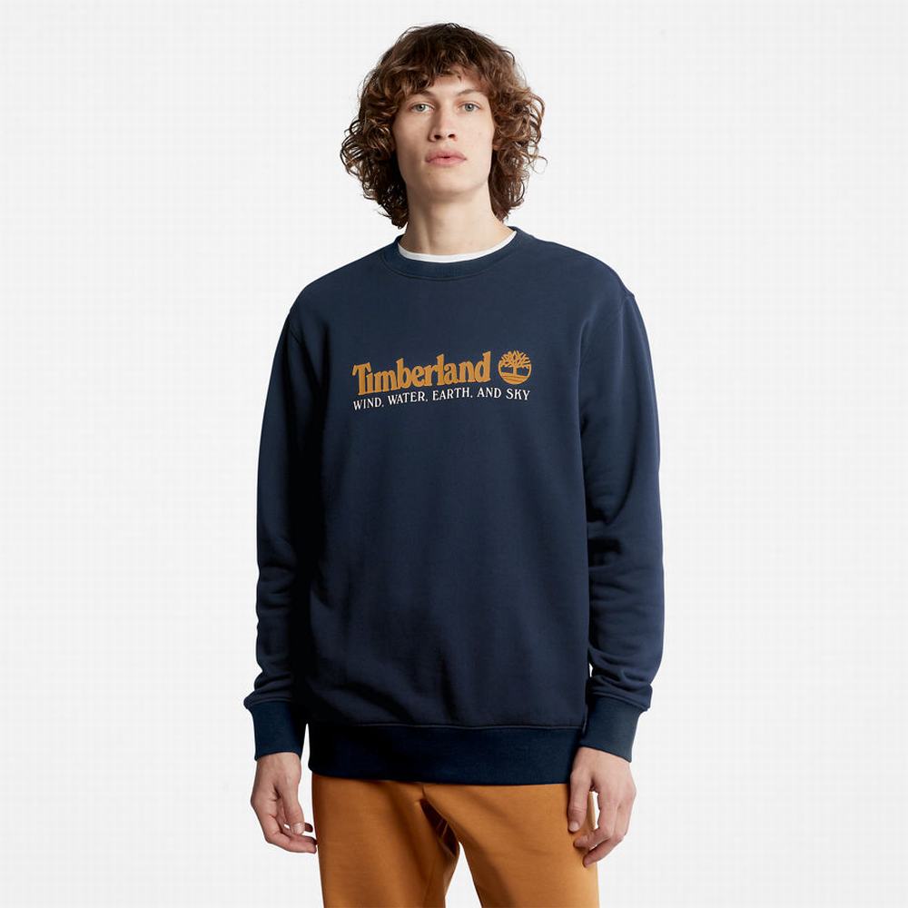 Pánské Mikiny Timberland Vítr, Vody, Earth and Sky™ Tmavě Blankyt | TI23954-293