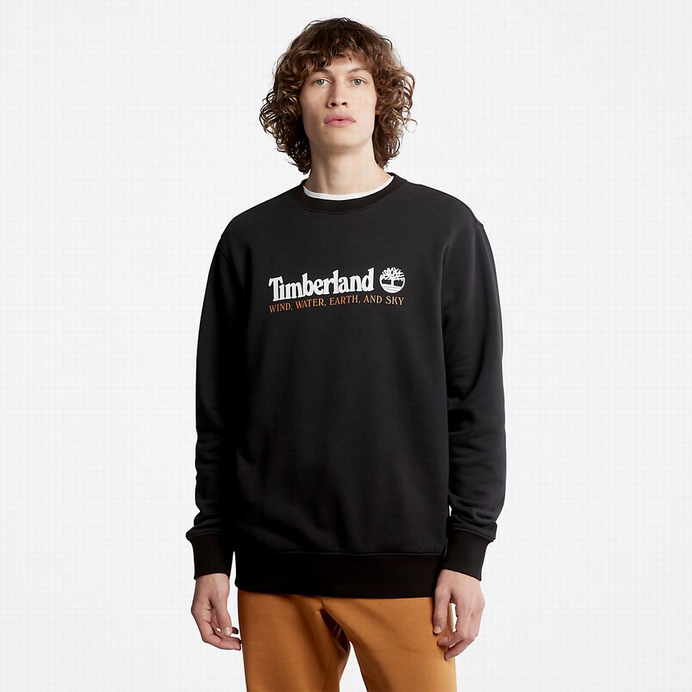 Pánské Mikiny Timberland Vítr, Vody, Earth and Sky™ Černé | TI73865-481