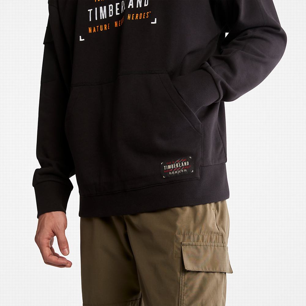 Pánské Mikiny Timberland Year of the Tiger Černé | TI50739-281