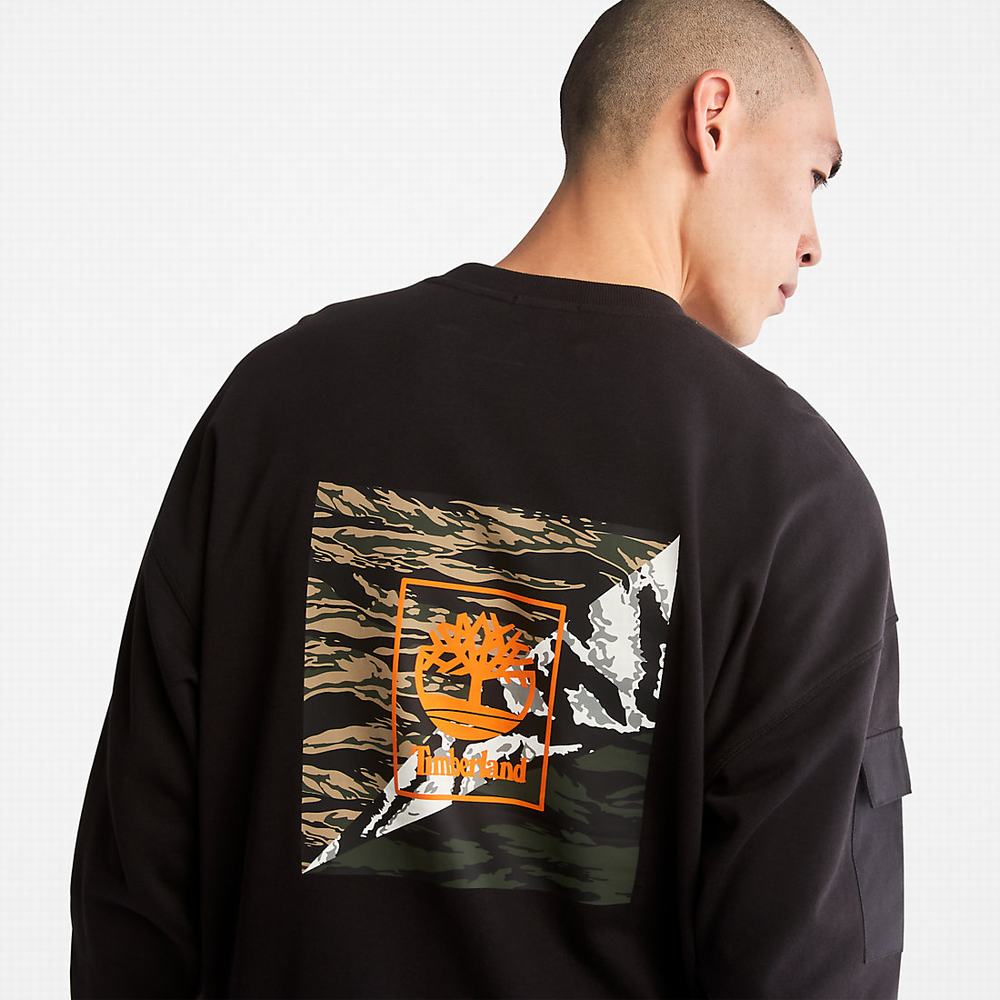 Pánské Mikiny Timberland Year of the Tiger Černé | TI50739-281