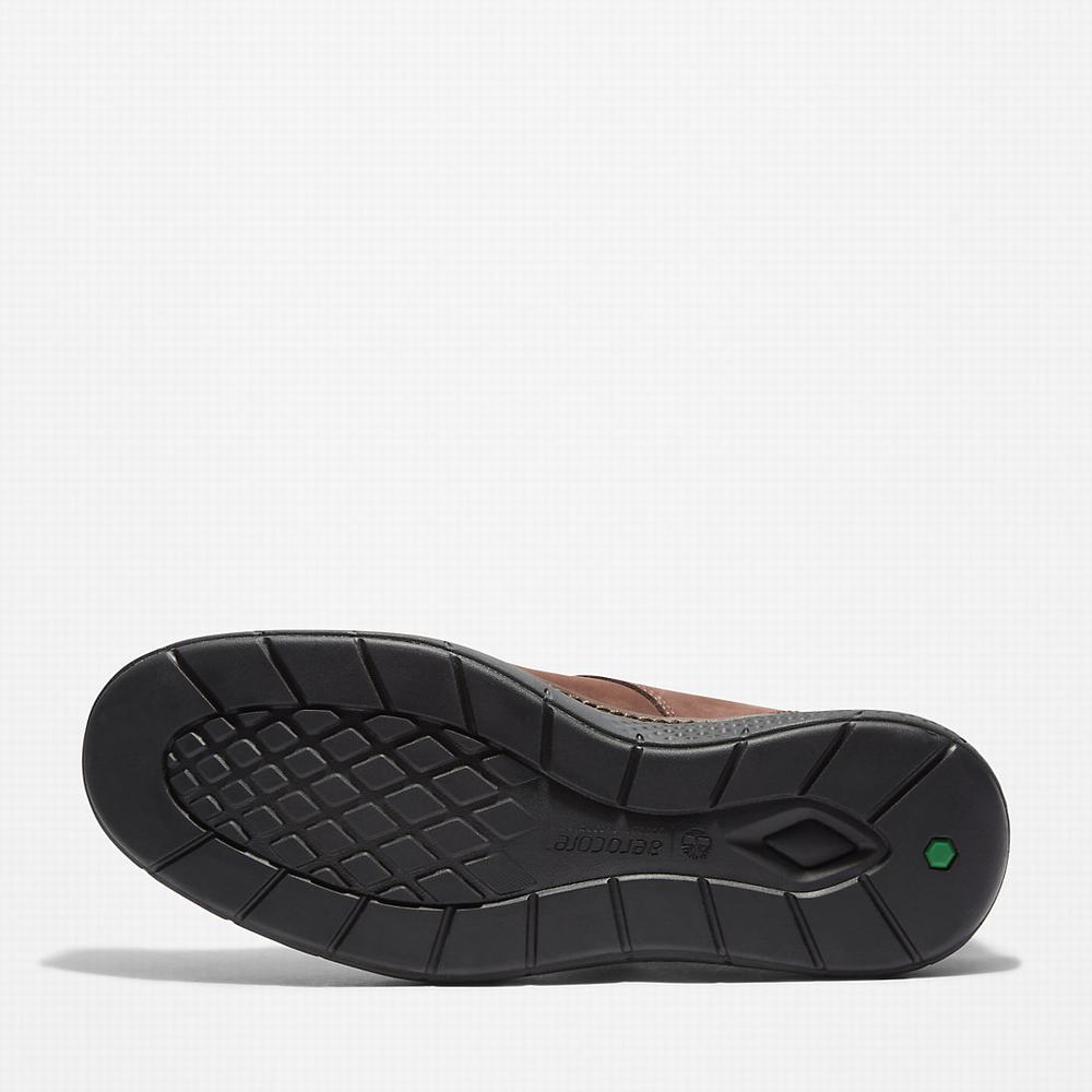 Pánské Oxford Boty Timberland Cross Mark Tmavě Hnědé | TI67103-017