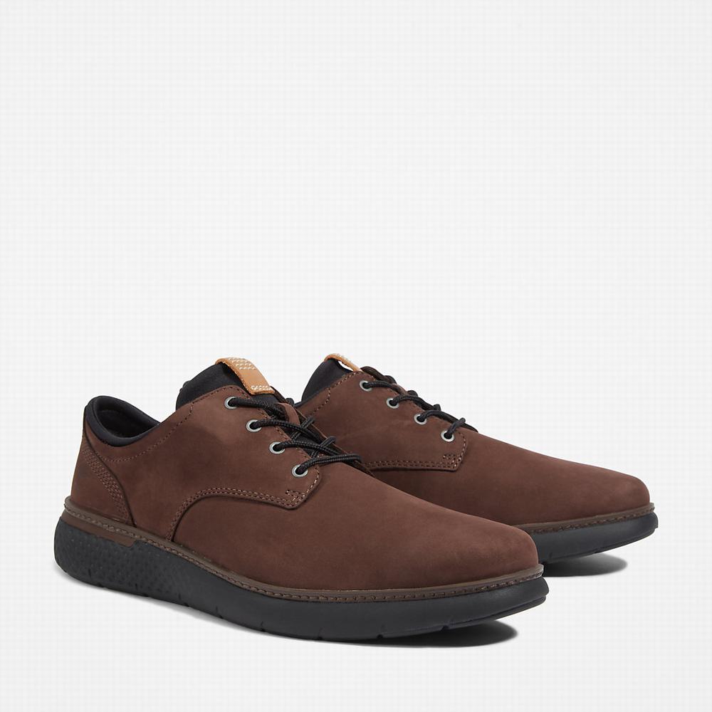 Pánské Oxford Boty Timberland Cross Mark Tmavě Hnědé | TI67103-017