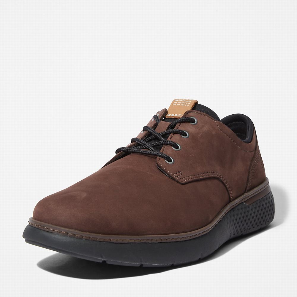 Pánské Oxford Boty Timberland Cross Mark Tmavě Hnědé | TI67103-017