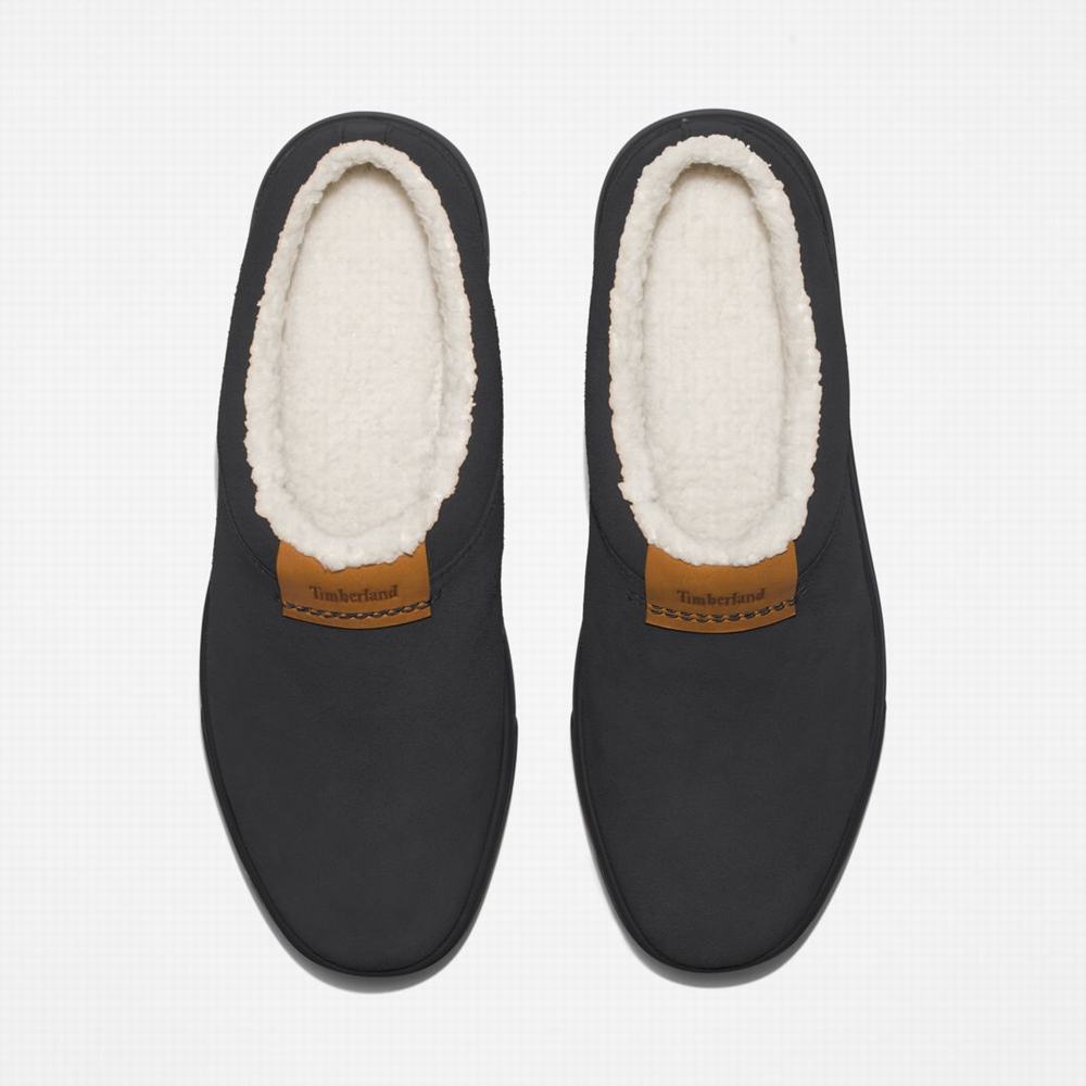 Pánské Pantofle Timberland Ashwood Park Leather Černé | TI59478-905