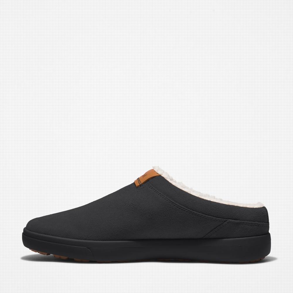Pánské Pantofle Timberland Ashwood Park Leather Černé | TI59478-905