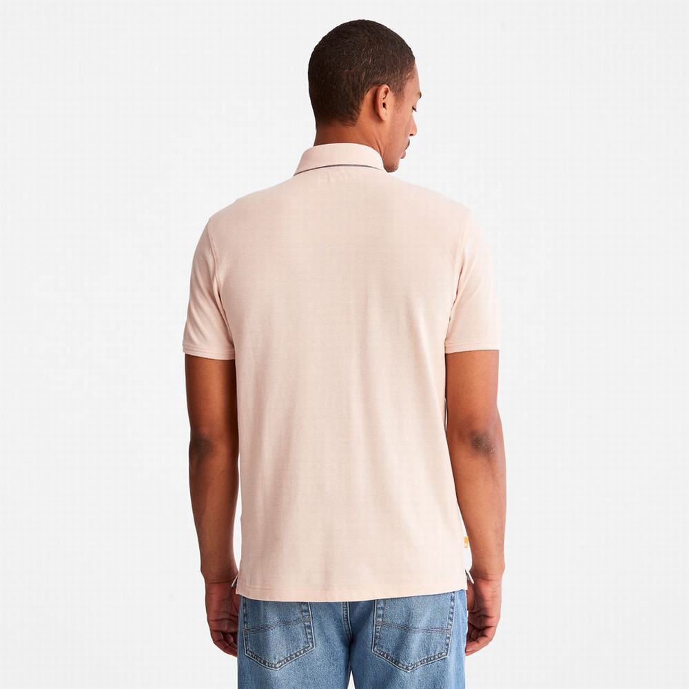 Pánské Polo Triko Timberland Baboosic Brook Oxford Polo Světle Růžové | TI23409-387
