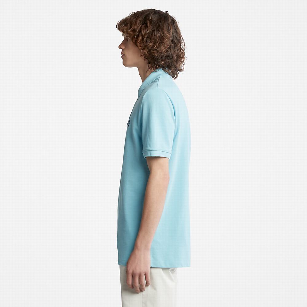 Pánské Polo Triko Timberland Millers River Pique Světle Blankyt | TI20863-562