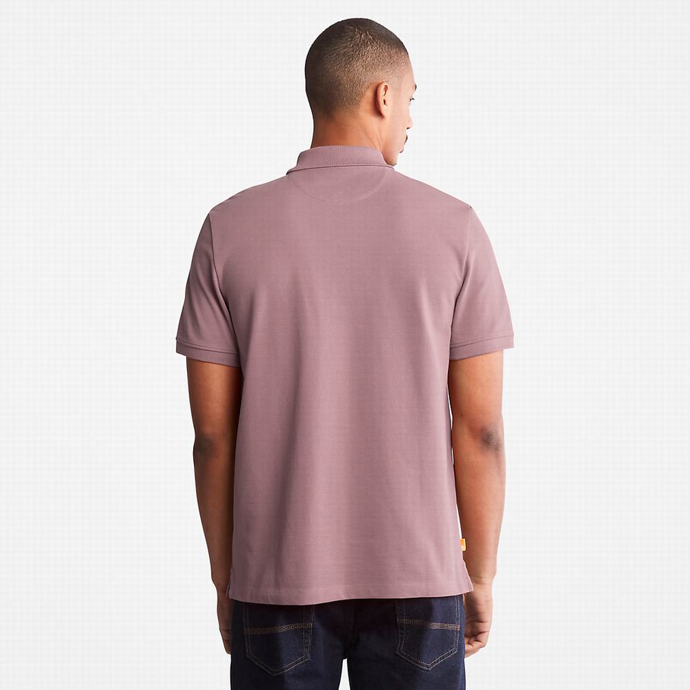 Pánské Polo Triko Timberland Millers River Pique Fialové | TI51728-840