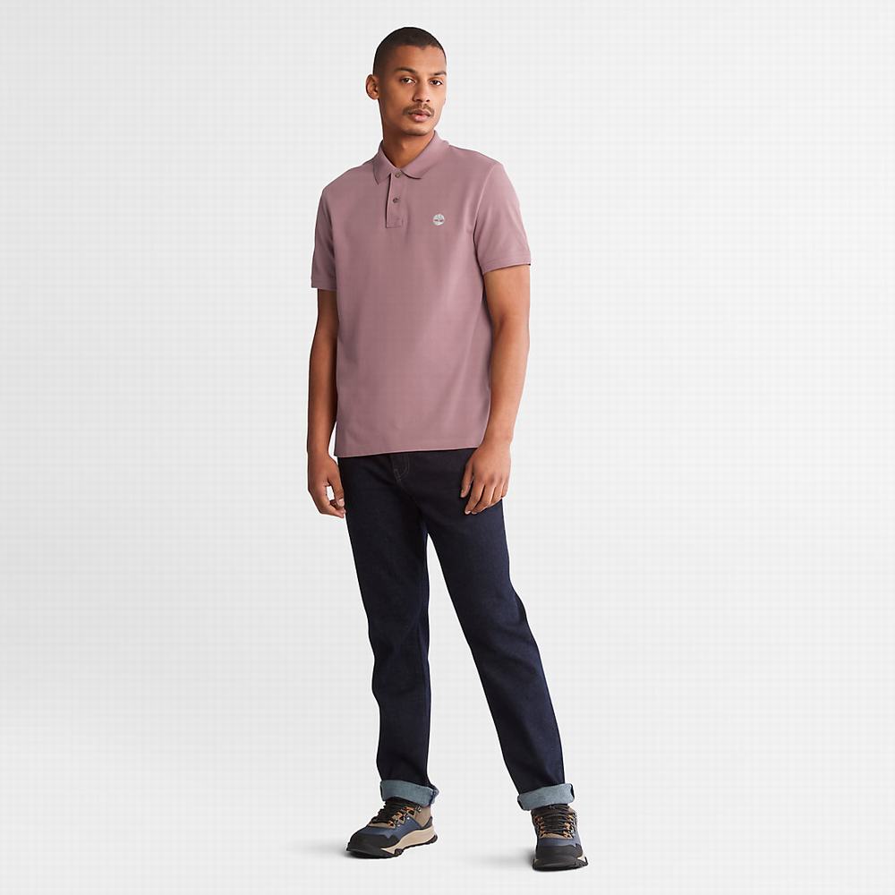 Pánské Polo Triko Timberland Millers River Pique Fialové | TI51728-840