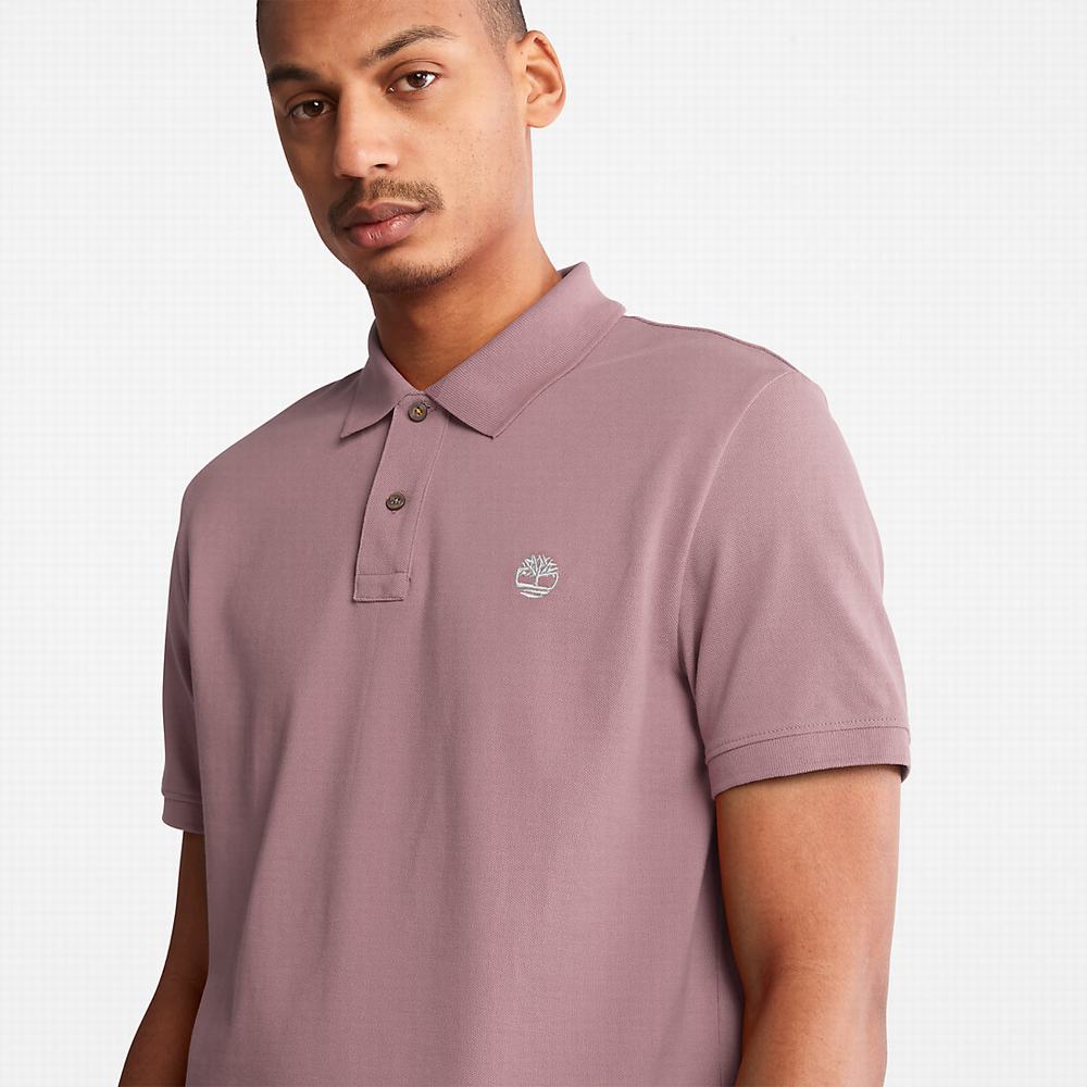 Pánské Polo Triko Timberland Millers River Pique Fialové | TI51728-840