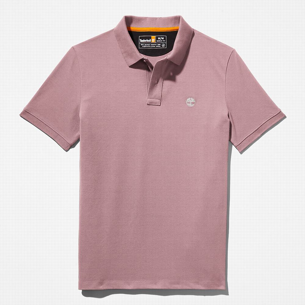 Pánské Polo Triko Timberland Millers River Pique Fialové | TI51728-840