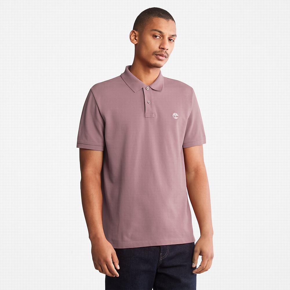 Pánské Polo Triko Timberland Millers River Pique Fialové | TI51728-840