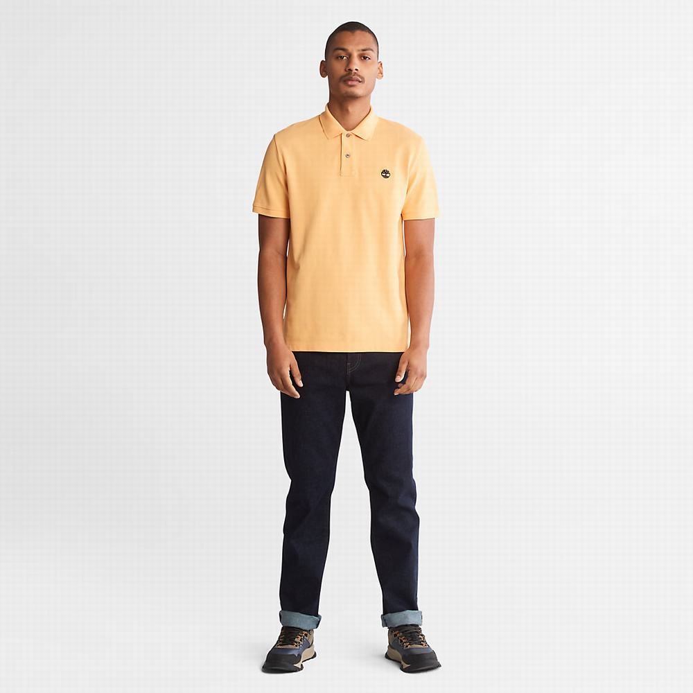 Pánské Polo Triko Timberland Millers River Pique Žluté | TI57308-437