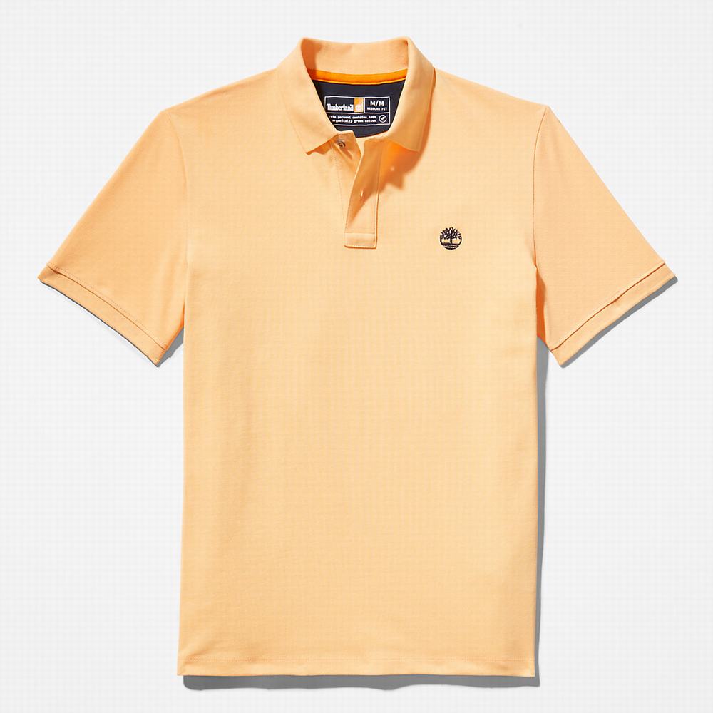 Pánské Polo Triko Timberland Millers River Pique Žluté | TI57308-437