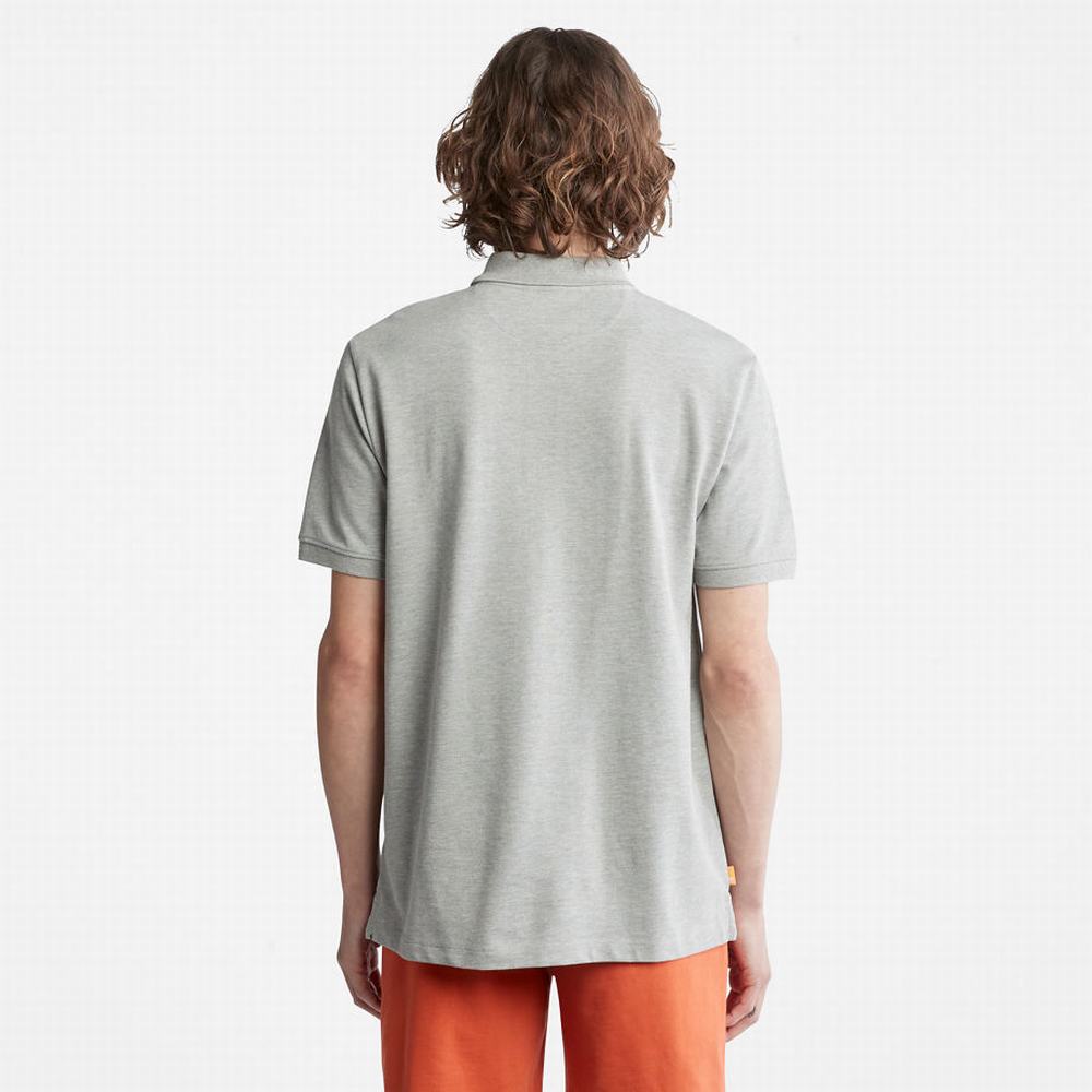Pánské Polo Triko Timberland Millers River Pique Šedé | TI59830-758