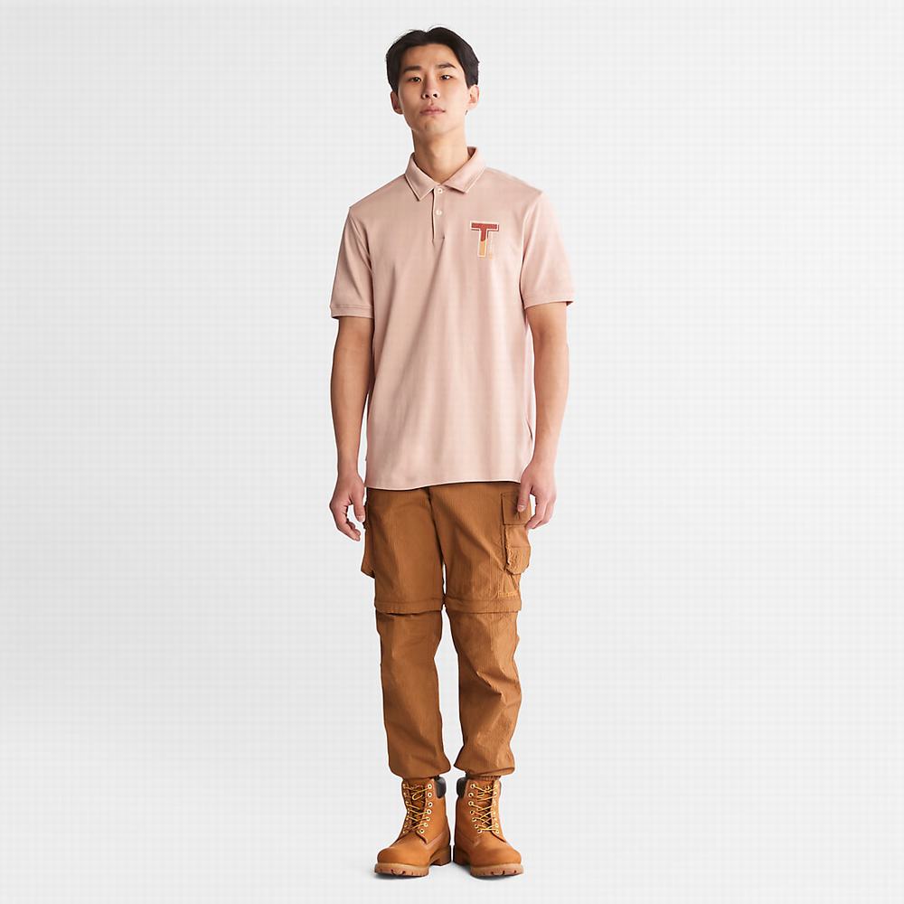 Pánské Polo Triko Timberland TimberFresh™ Světle Růžové | TI05187-421