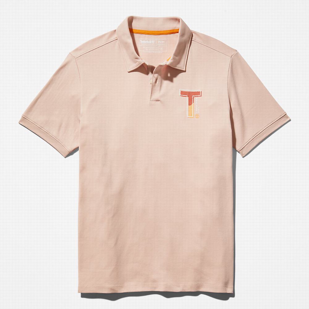 Pánské Polo Triko Timberland TimberFresh™ Světle Růžové | TI05187-421