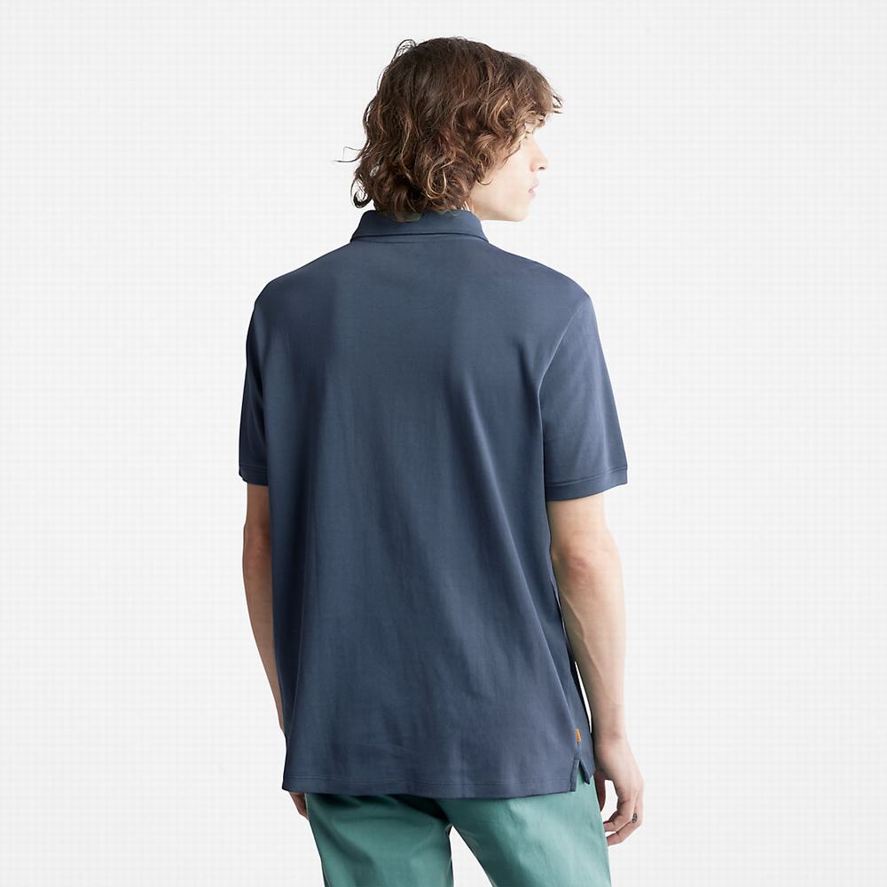 Pánské Polo Triko Timberland TimberFresh™ Tmavě Blankyt | TI25073-043
