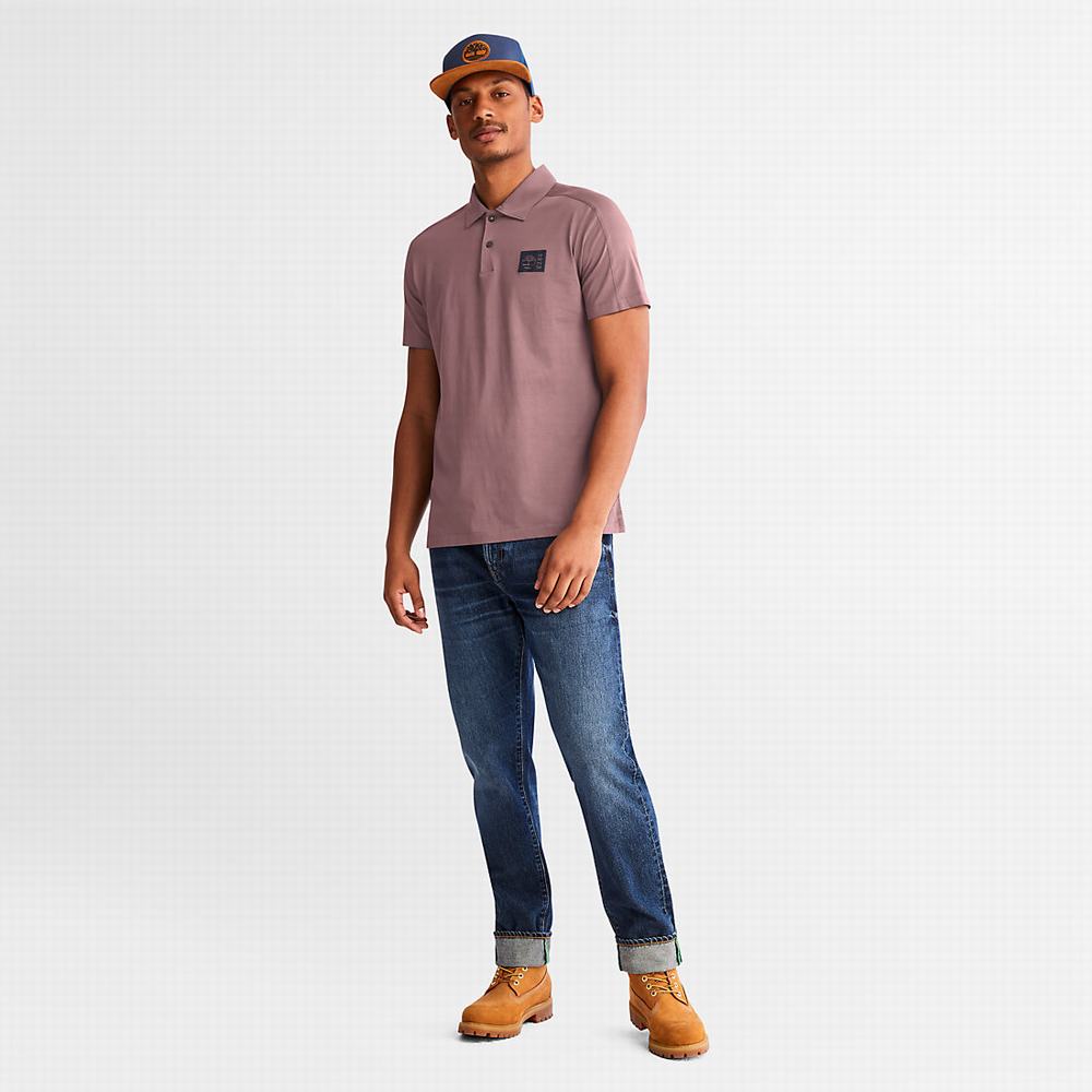 Pánské Polo Triko Timberland TimberFresh™ Supima® Bavlněné Růžové | TI30529-879