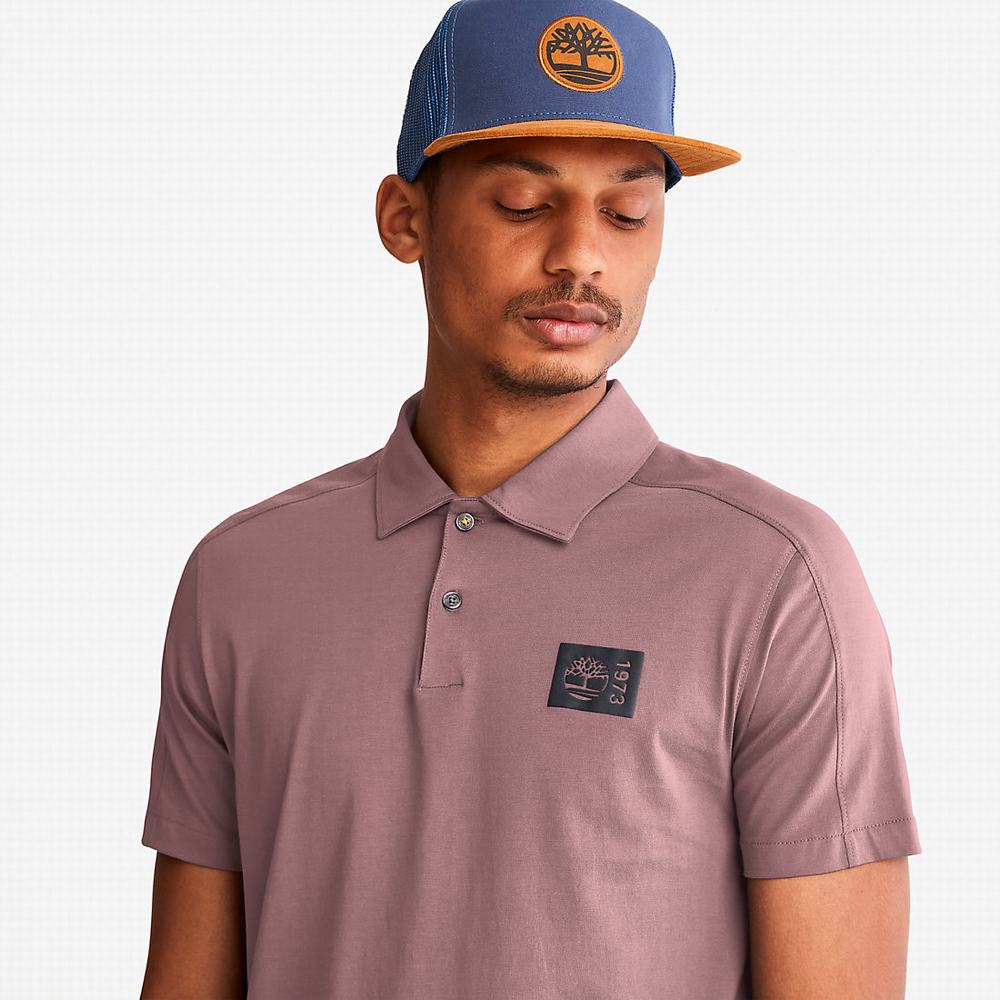 Pánské Polo Triko Timberland TimberFresh™ Supima® Bavlněné Růžové | TI30529-879