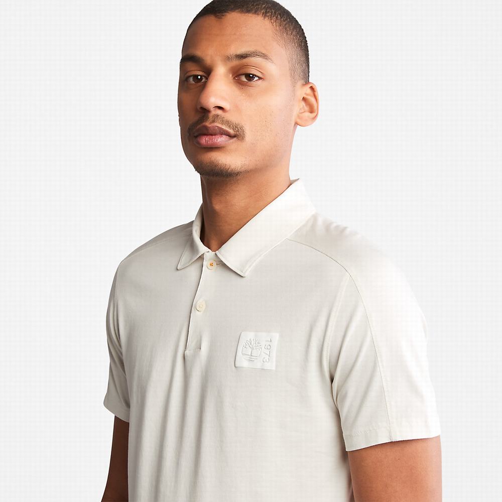 Pánské Polo Triko Timberland TimberFresh™ Supima® Bavlněné Bílé | TI70298-597