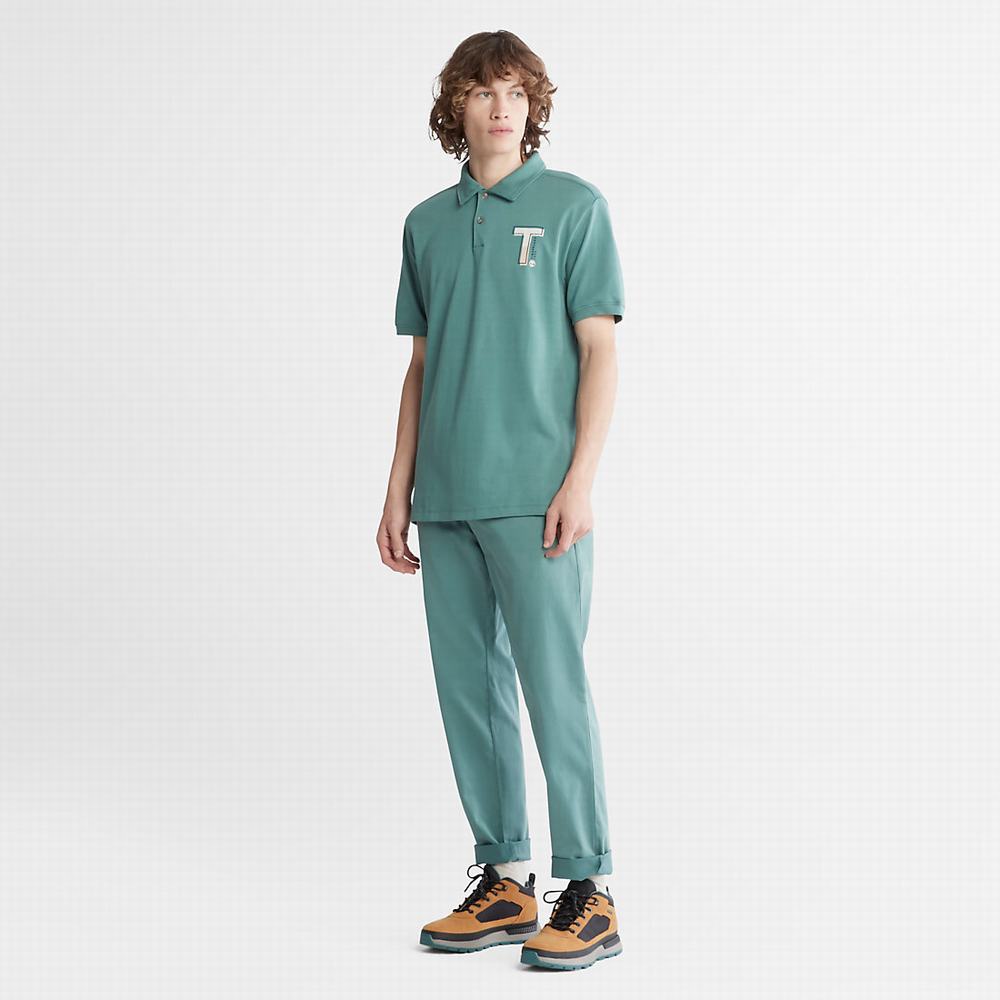 Pánské Polo Triko Timberland TimberFresh™ Tyrkysové | TI85791-279