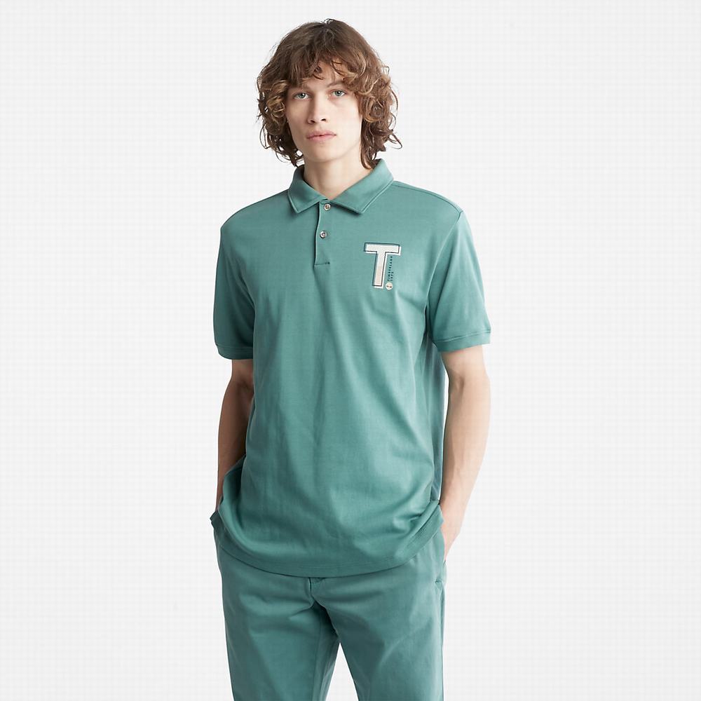 Pánské Polo Triko Timberland TimberFresh™ Tyrkysové | TI85791-279