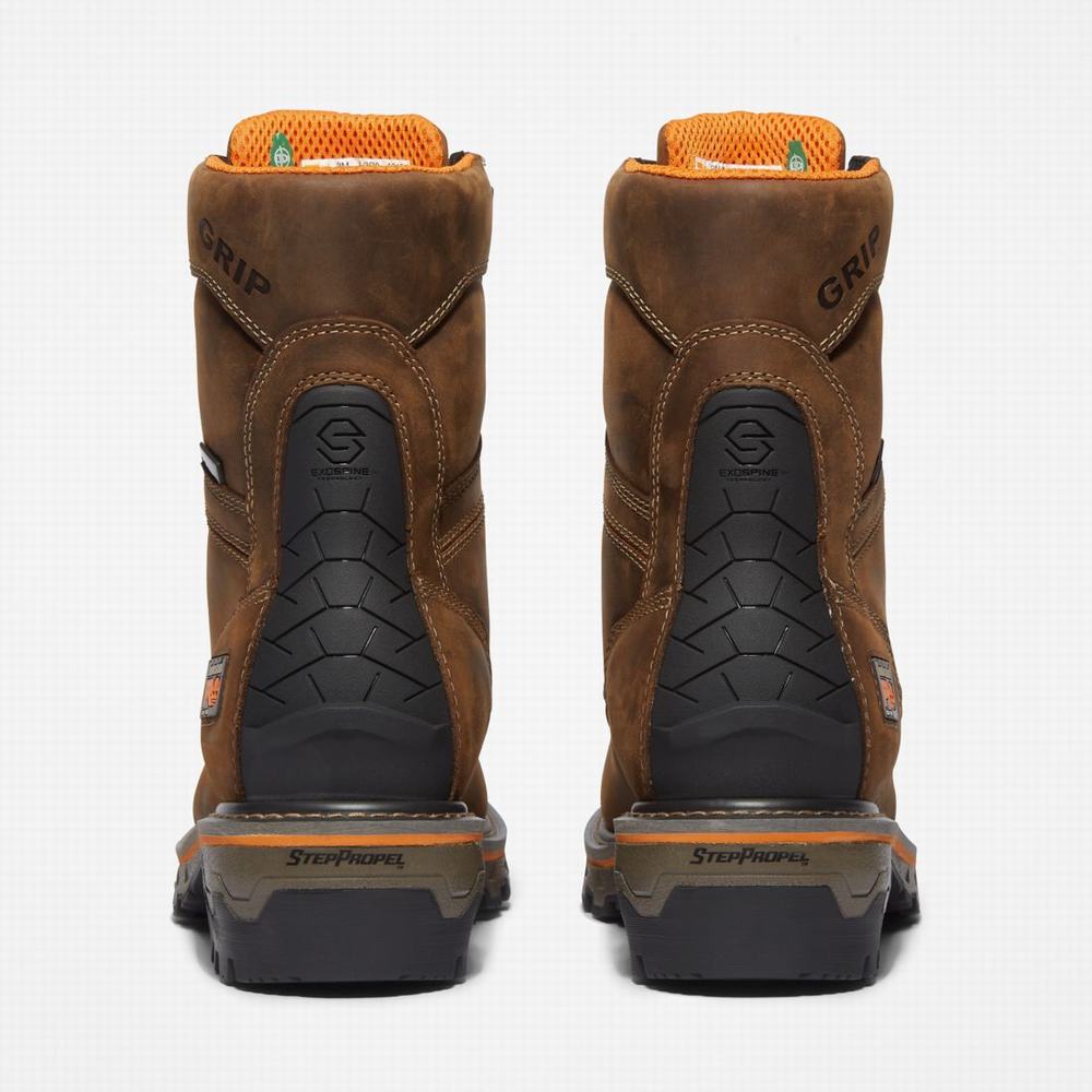 Pánské Pracovní Boty Timberland Boondock HD Logger Waterproof Hnědé | TI02916-137