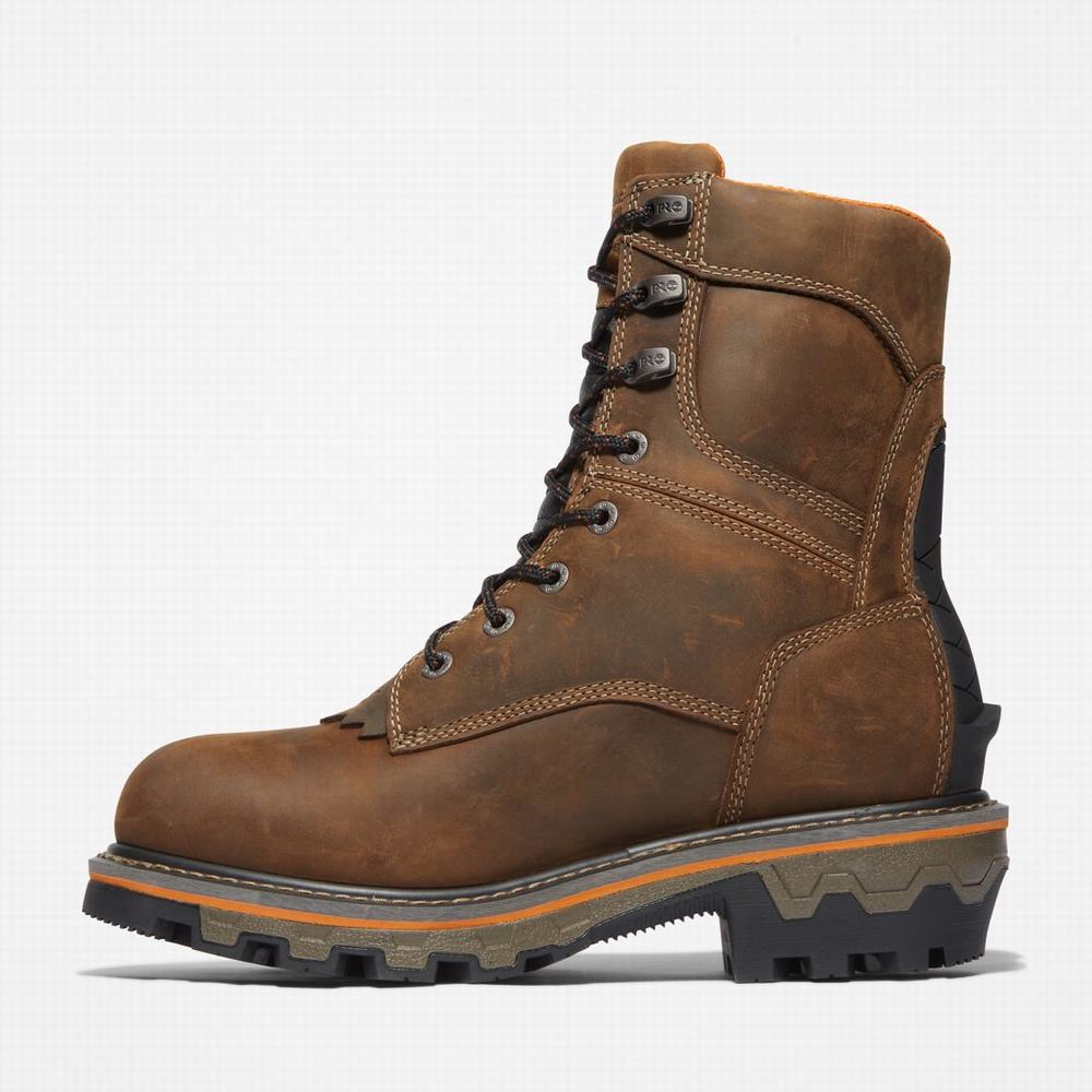 Pánské Pracovní Boty Timberland Boondock HD Logger Waterproof Hnědé | TI02916-137