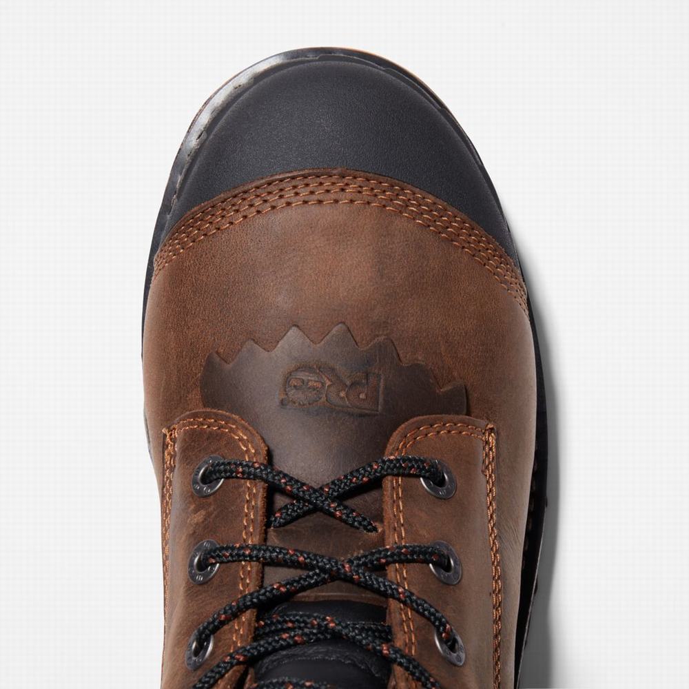 Pánské Pracovní Boty Timberland Boondock HD Logger Composite Špicí Waterproof Tmavě Hnědé | TI04892-570