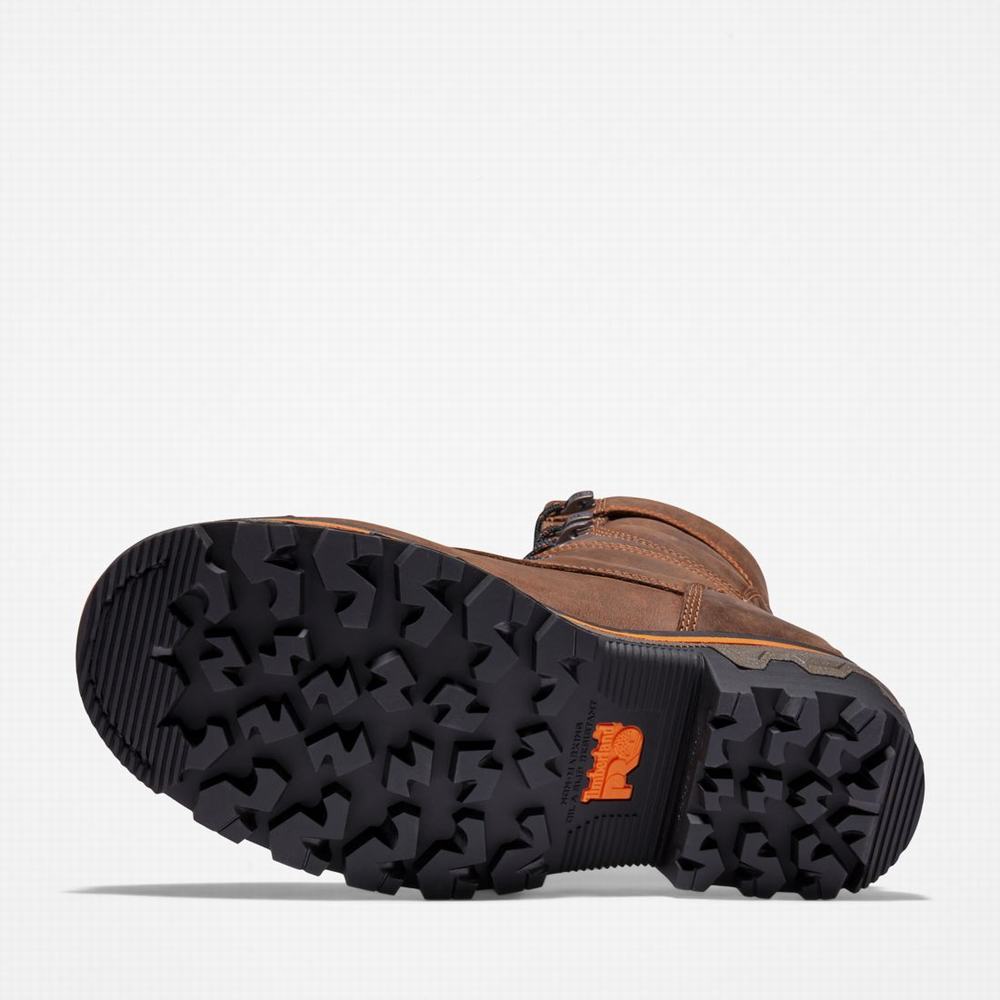 Pánské Pracovní Boty Timberland Boondock HD Logger Composite Špicí Waterproof Tmavě Hnědé | TI04892-570