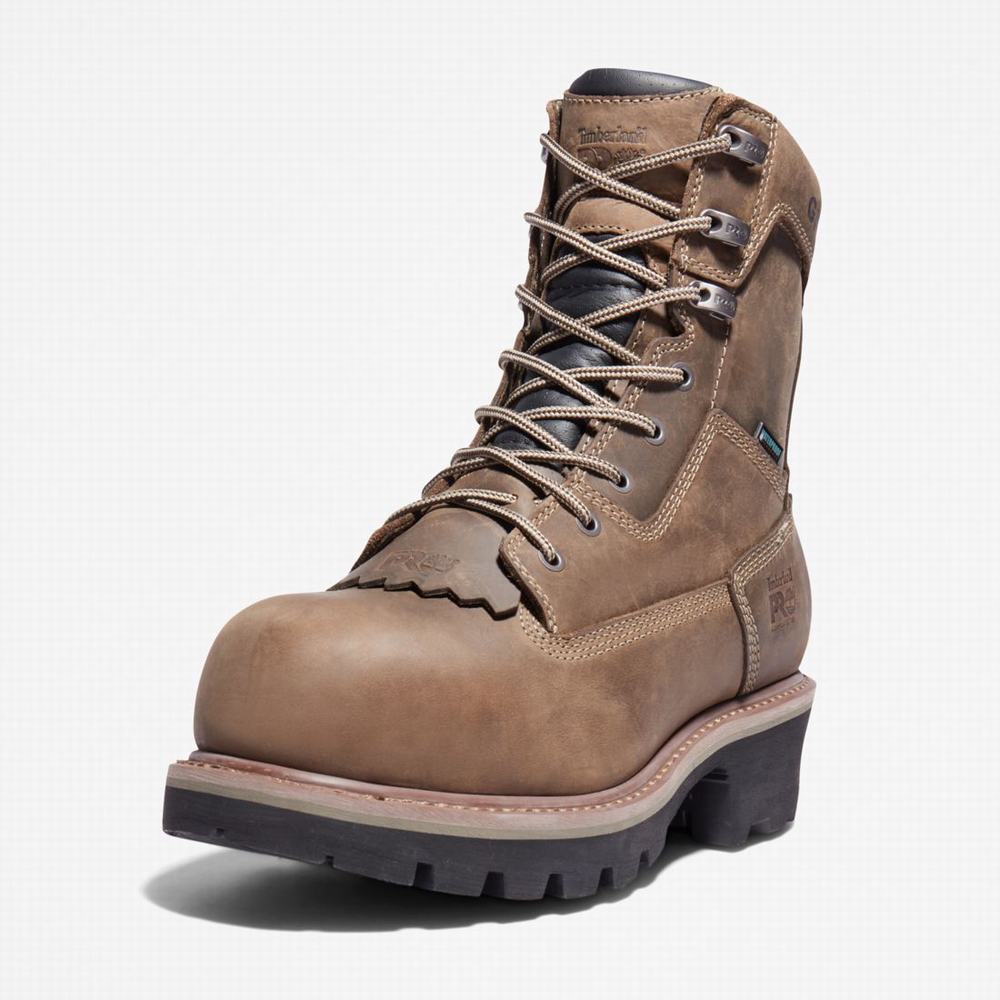 Pánské Pracovní Boty Timberland Evergreen Logger Composite Špicí Waterproof Káva | TI52169-837