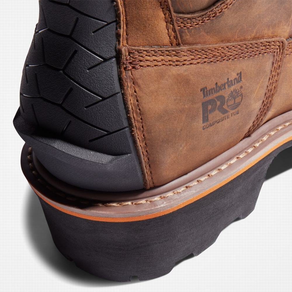 Pánské Pracovní Boty Timberland Evergreen Logger Composite Špicí Waterproof Hnědé | TI62170-914